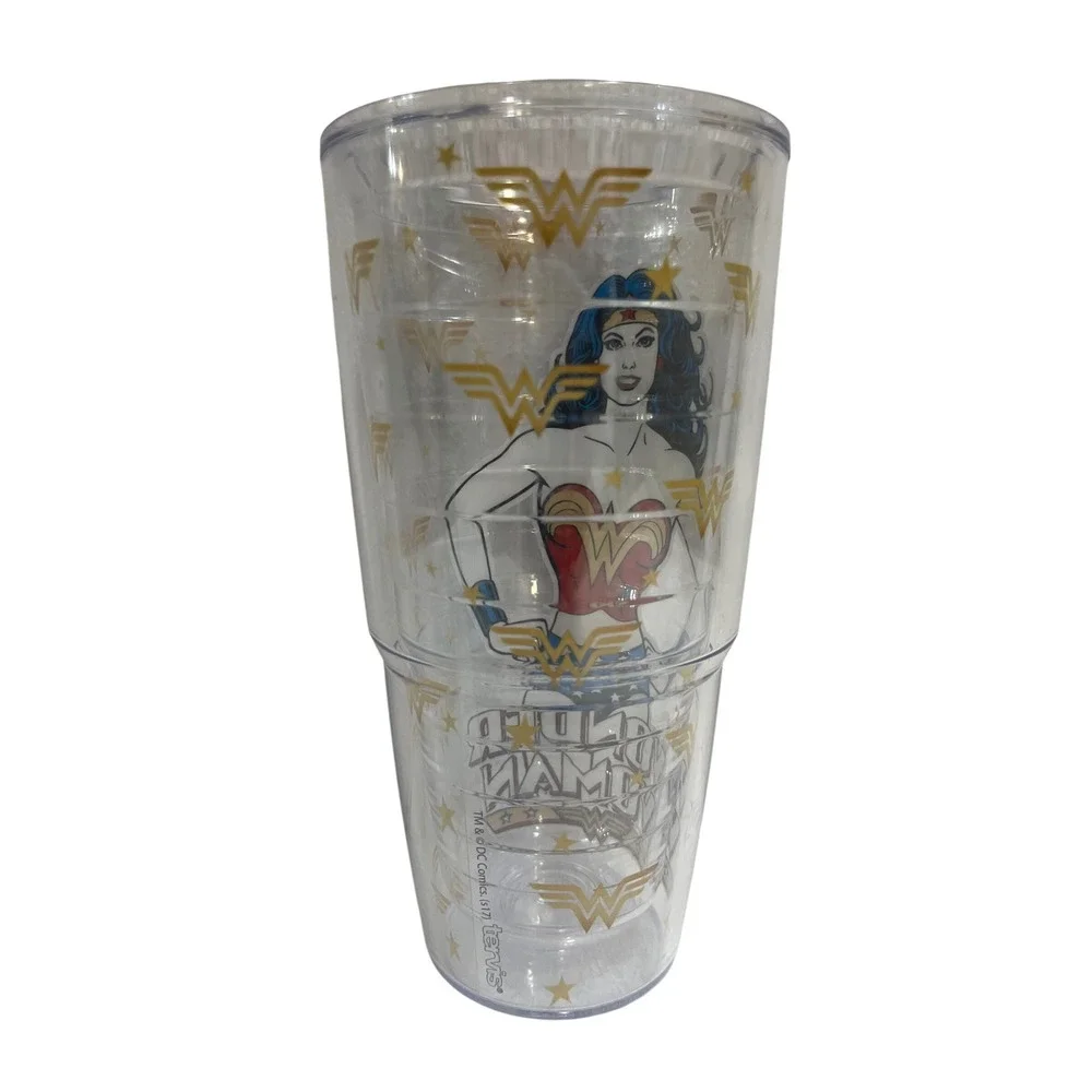Wonder Woman Tumbler Cup DC Comics‎ Reusable Travel Mug